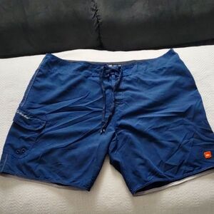 Quik Silver Board Shorts, Waterman Collection, Size 36, Navy, Like New